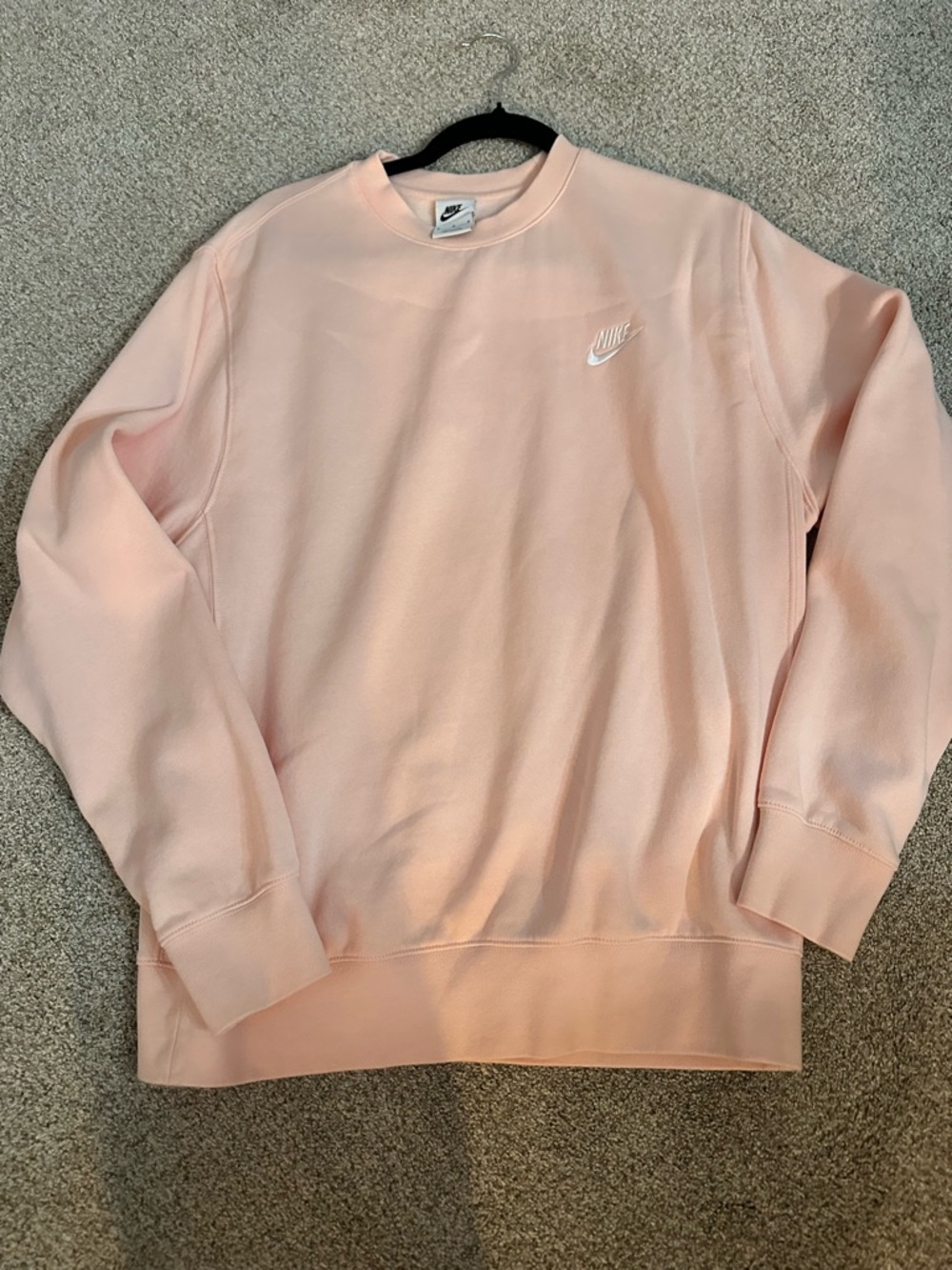 Nike Men’s Crewneck Sweatshirt - Pale Pink
